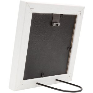 Deknudt dřevěný fotorámeček echografický obrázek 10x10 cm bílý