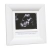 Deknudt dřevěný fotorámeček echografický obrázek 10x10 cm bílý