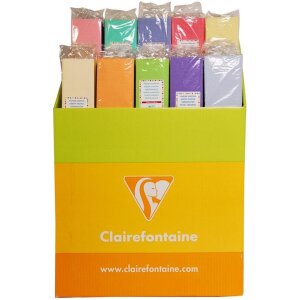 Clairefontaine Krepppapier 250x50 cm Pastellfarben Rolle...