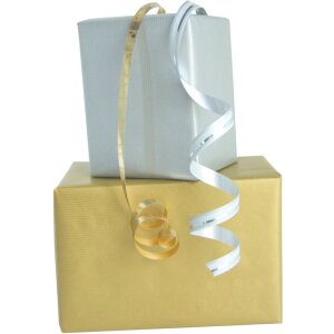 Clairefontaine Balicí papír Kraft zlatý a stříbrný 300x70 cm