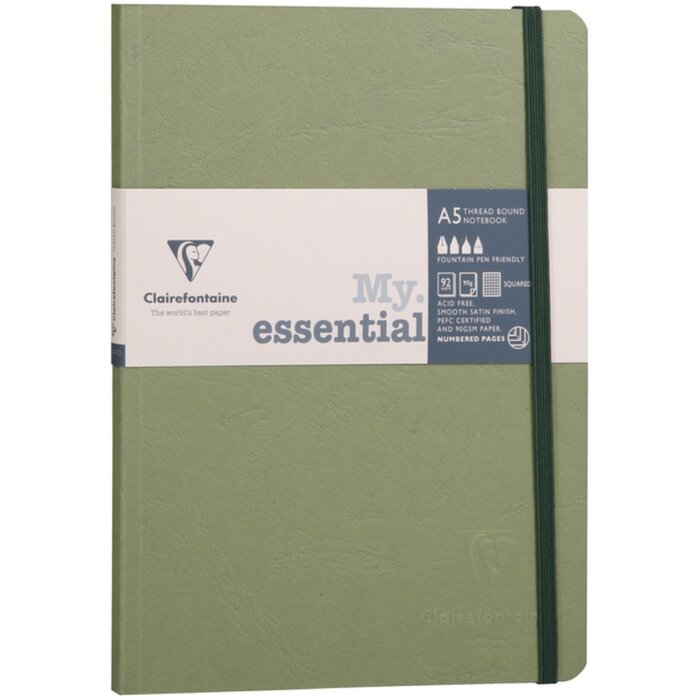 Brašna na sešity My.essential A5 96 listů - zelená
