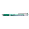 Pentel HybridGel Grip DX gelový roller metalicky zelený 0,5 mm