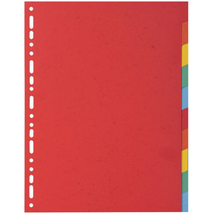 Exacompta 2010E Registr DIN A4 s 10 tabulkami z manila kartonu 300 µ