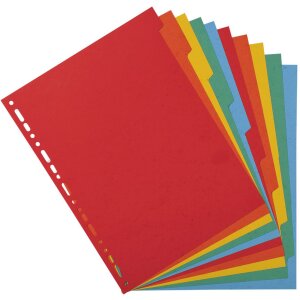 Exacompta 2010E Registr DIN A4 s 10 tabulkami z manila kartonu 300 µ