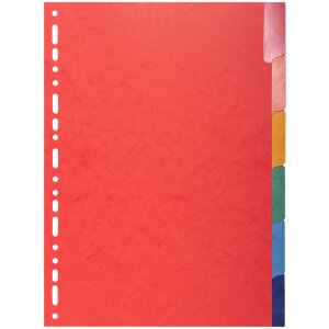 Exacompta 2206E Register DIN A4 mit 6 Taben Manila Karton...