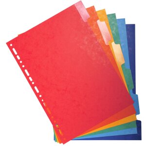 Exacompta 2206E kancelářský registr DIN A4 s 6 kartami manila karton 225 g