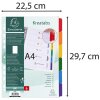 Exacompta Register bílý karton A4 6dílné personalizovatelné barevné kartičky