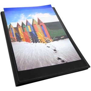 Exacompta mapa s průhlednými obaly A4 černá 30 listů