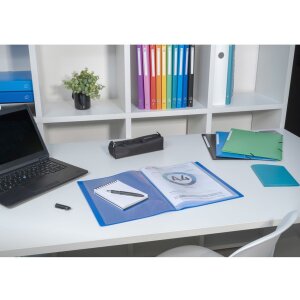 Exacompta Sichtmappe PP 300µ, žlutá, 20 körněných obalů A4