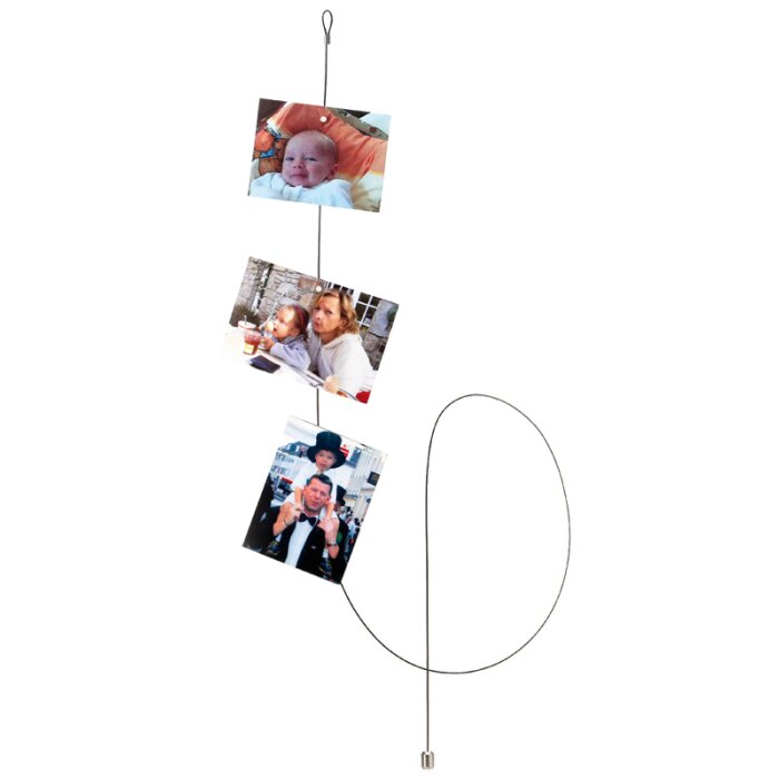 Fotografické lano Walther černé s 8 kruhovými magnety