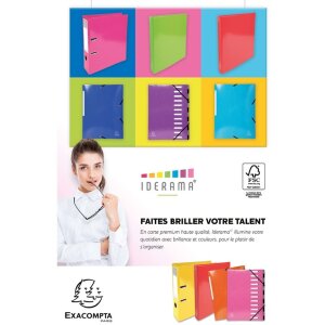 Složka Iderama Prem Touch® hřbet 70 mm modrá