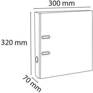 Složka Iderama Prem Touch® hřbet 70 mm modrá