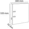 Složka Iderama Prem Touch® hřbet 70 mm modrá