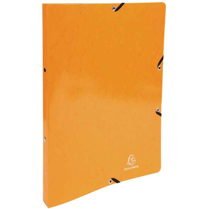Kroužkový pořadač elastický 2 kroužky hřbet 20mm 32x25cm DIN A4 Iderama oranžový