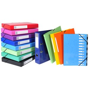 Kroužkový pořadač elastický 2 kroužky hřbet 20mm 32x25cm DIN A4 Iderama oranžový