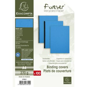 Clairefontaine Evercover A4 270g modrý – balení 100 kusů