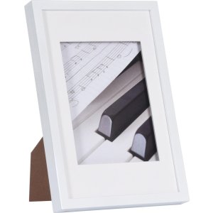 Dřevěný obrazový rám PIANO bílý 20x30 cm 3D efekt