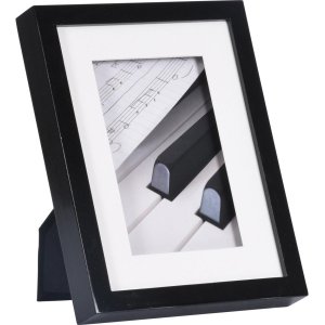 Dřevěný obrazový rám Henzo Piano 15x20 cm černý