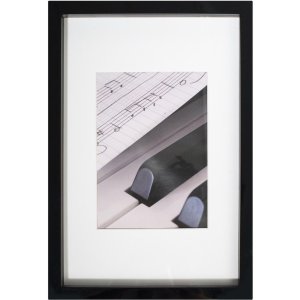 30x40 cm PIANO dřevěný rám černý s...