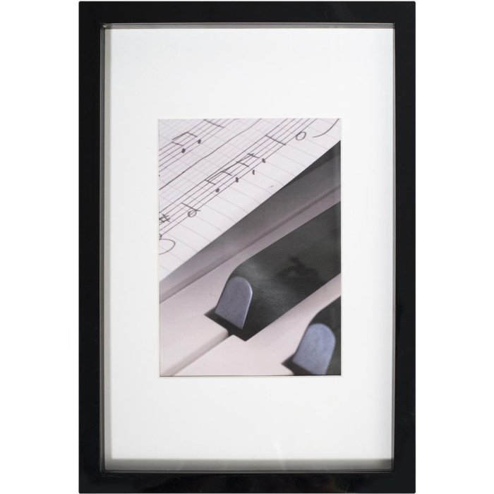 40x50 cm Henzo dřevěný rám PIANO černý