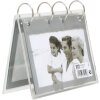 Deknudt kroužkový pořadač na fotografie stříbrný 20 fotografií 10x15 cm