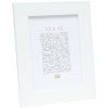 Plastový rám Deknudt S42P světle bílý 13x13 cm