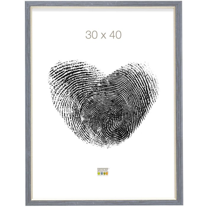 Plastový rám S46A šedomodrý 20x30 cm