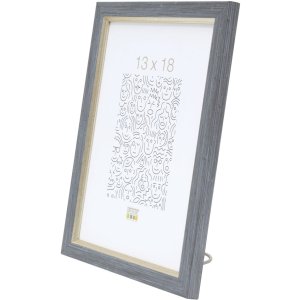 Plastový rám S46A šedomodrý 20x30 cm