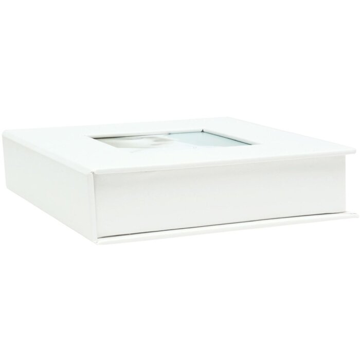 Úložný box na USB a obrázky bílý