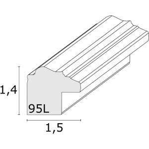 Ozdobný rámeček S95L 20x25 cm zlatý