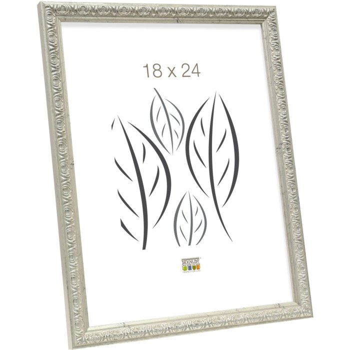 Deknudt ornamentální rám na obrazy S95L 20x20 cm stříbrný