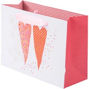Goldbuch Dárková taška Srdíčka 18x25x10 cm