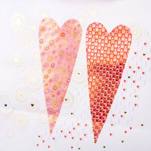 Goldbuch Dárková taška Srdce velká