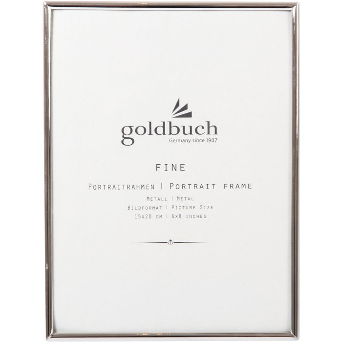 Kovový rám Goldbuch Fine 15x20 cm stříbrný