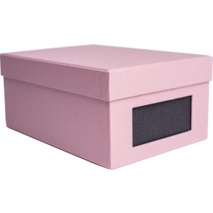 HNFD fotobox Kandra rose žebrovaný 700 fotografií 10x15 cm