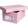 HNFD fotobox Kandra rose žebrovaný 700 fotografií 10x15 cm