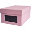 HNFD fotobox Kandra rose žebrovaný 700 fotografií 10x15 cm
