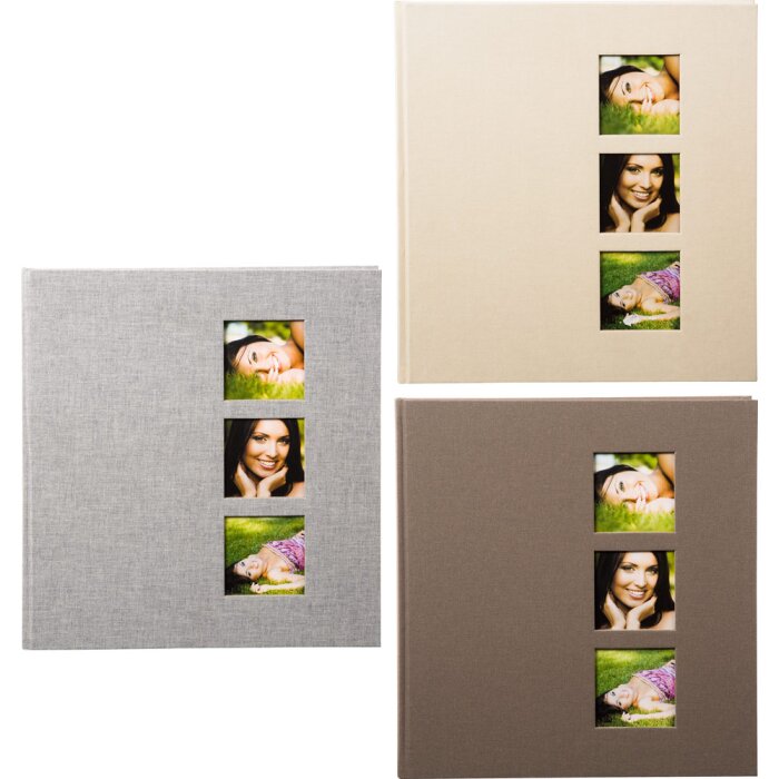 Lněné fotoalbum Goldbuch Style 30x31 cm 60 bílých stran