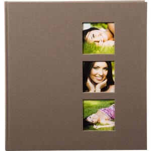Lněné fotoalbum Goldbuch Style 30x31 cm 60 bílých stran