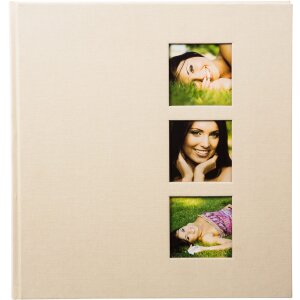 Lněné fotoalbum Goldbuch Style 30x31 cm 60 bílých stran