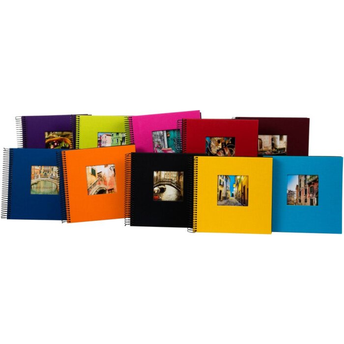 Goldbuch spirálové album Bella Vista 20x20 cm 40 černých stran