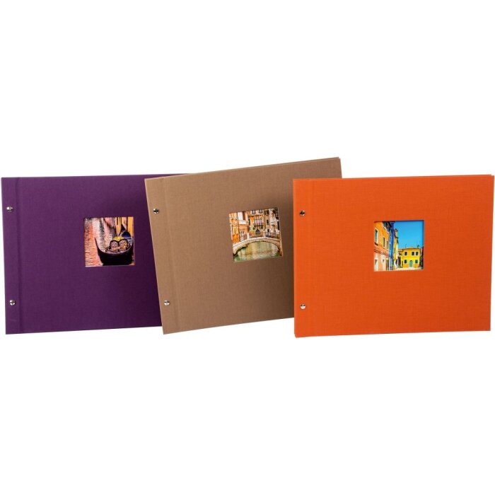Šroubovací album Trend 2 čb stránky 30x25 cm a 39x31 cm
