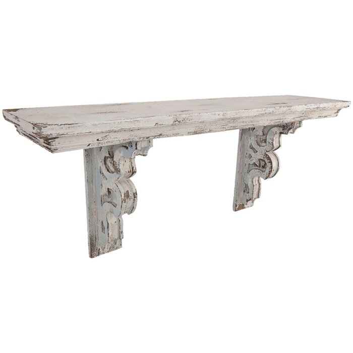Nástěnná police shabby white - 5H0232 Clayre Eef
