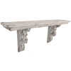 Nástěnná police shabby white - 5H0232 Clayre Eef