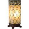 Stolní lampa TIFFANY TIFFANY - 18x45 cm přírodní