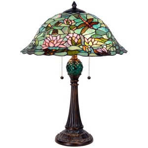 Stolní lampa Tiffany 47x60 cm - barevná