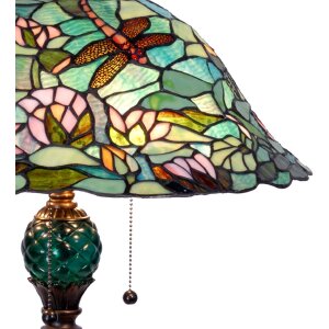 Stolní lampa Tiffany 47x60 cm - barevná