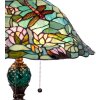 Stolní lampa Tiffany 47x60 cm - barevná