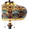 Stolní lampa Tiffany Ø 47x71 cm žlutá barva