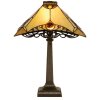 Stolní lampa Tiffany Ø 50x49 cm přírodní barevná